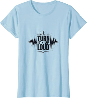 Turn It Up Loud Boom Box Music Design