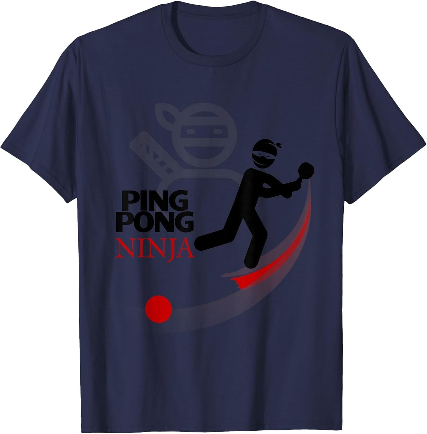 Ping Pong Ninja Cool Funny Table Tennis Player Gift