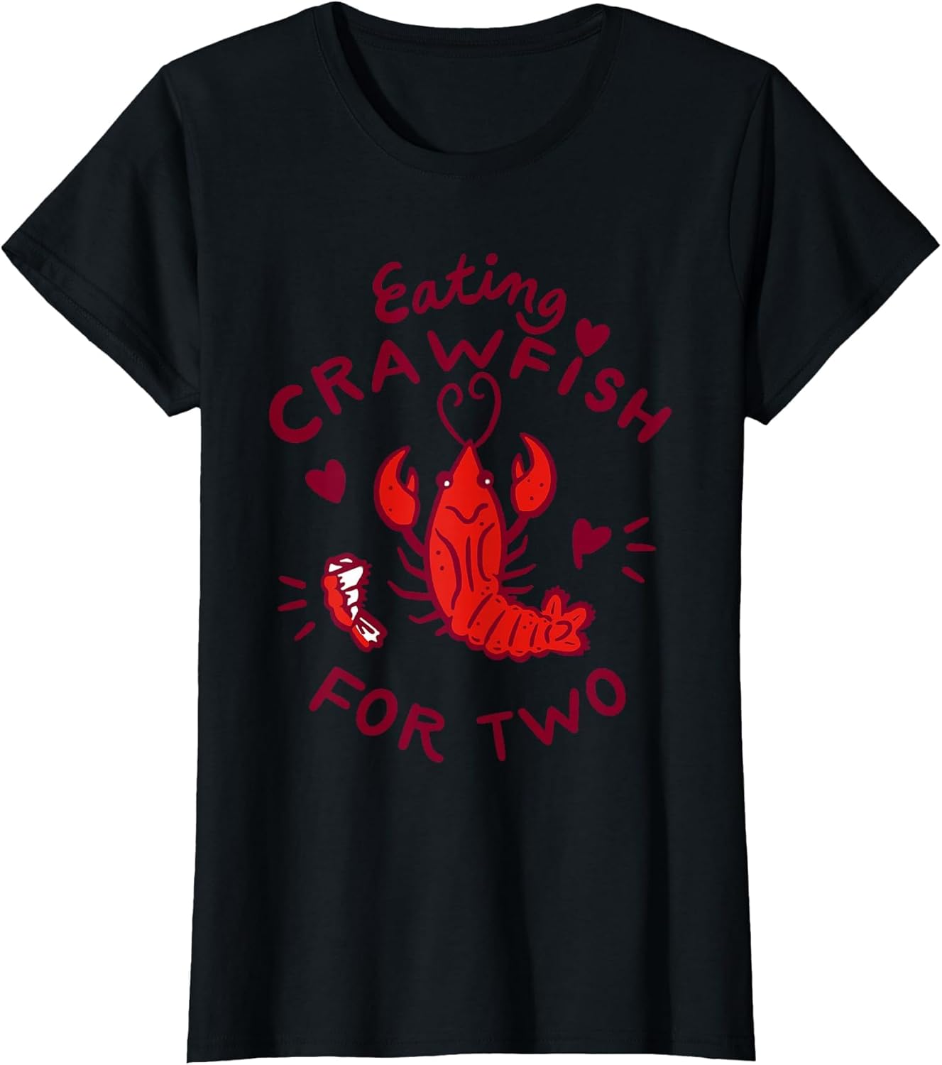 Eating Crawfish for Two Crawfish Boil Pregnancy Announcement