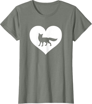 A Cute Purple or Pink Fox , Women, Olive Heather, 3X-Large