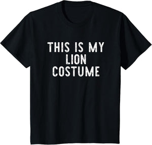 This is My Lion Costume Halloween Funny Simple Kids Adult