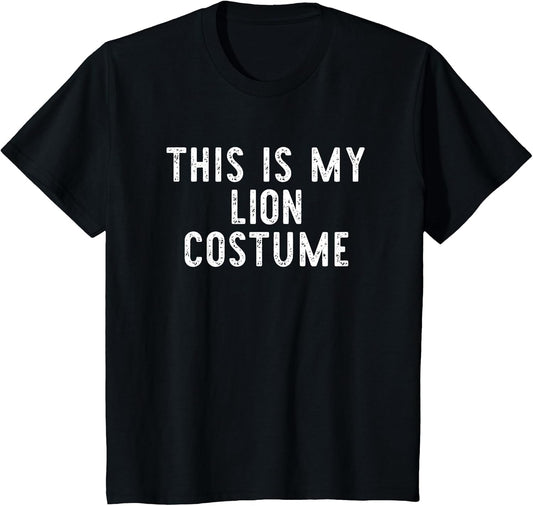 This is My Lion Costume Halloween Funny Simple Kids Adult