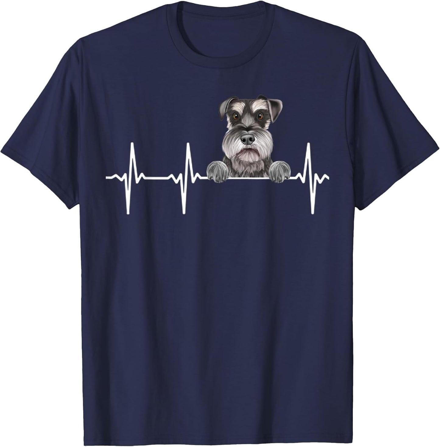 Funny Dog Heartbeat for Miniature Schnauzer Lovers