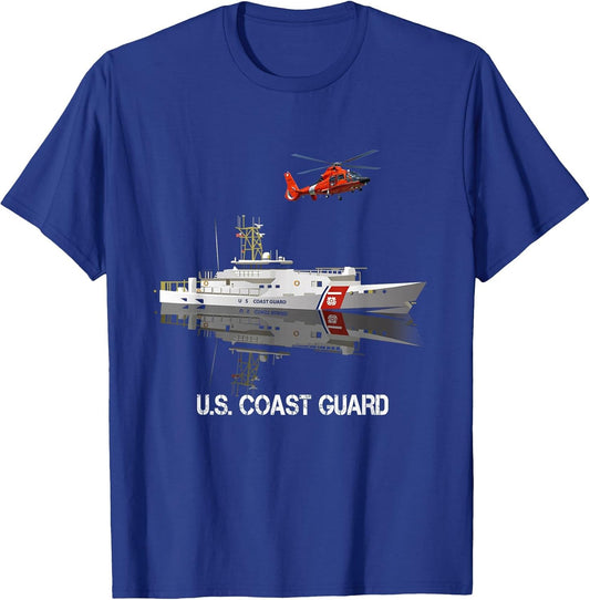 US Coast Guard Veteran T Shirt Vintage USCG Veteran Gift