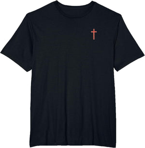 Trendy t Shirt with Cross Logo
