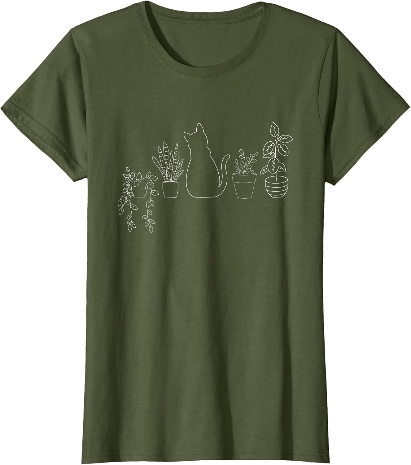 Funny cat Gardening House Plant Lovers Cute Gardener