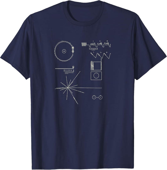 Voyager Golden Record NASA T Shirt