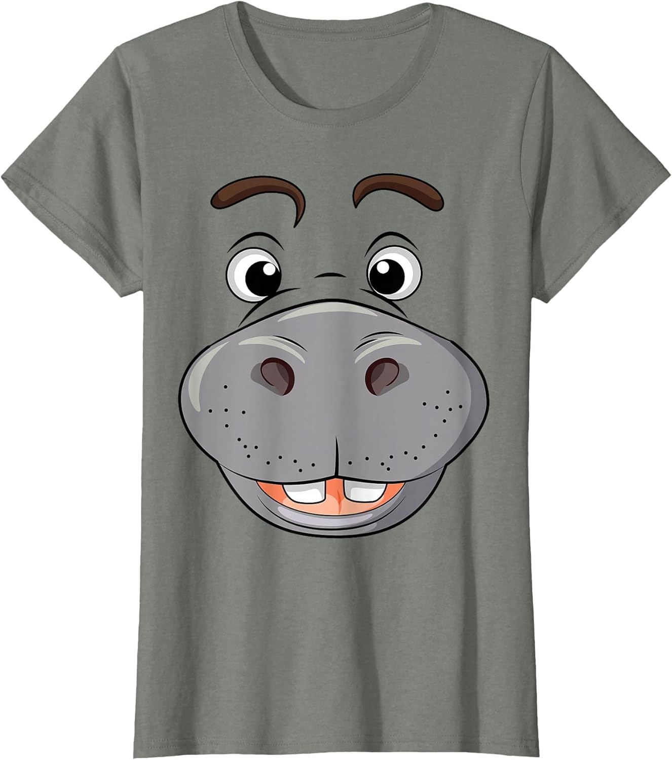 Funny Hippopotamus Hippo Face Cosplay DIY Costume Halloween