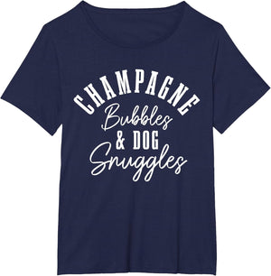 Champagne Bubbles & Dog Snuggles Funny Dogs