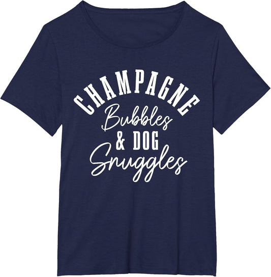 Champagne Bubbles & Dog Snuggles Funny Dogs