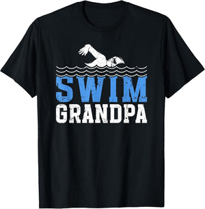 Swim Grandpa of A Swimmer Grandfather Swimming Grandpa