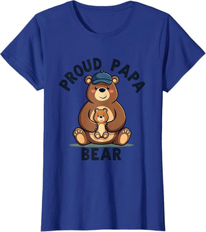 Proud Papa Bear New Dad Father Design