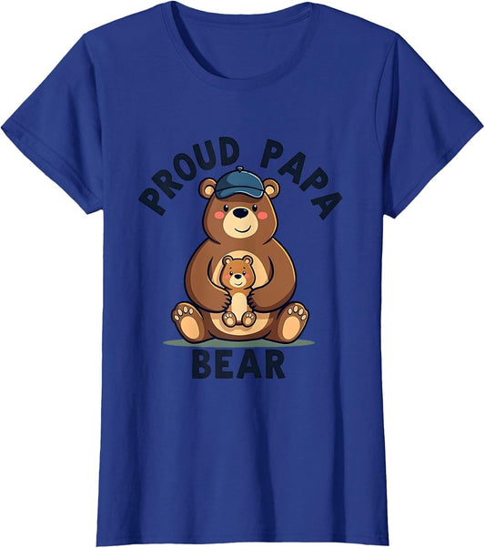 Proud Papa Bear New Dad Father Design