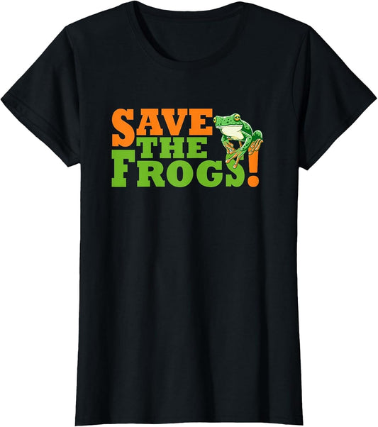 Save The Frog Funny Frog Lover Environmentalist