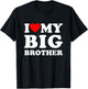 I Love My Big Brother Heart Funny Family