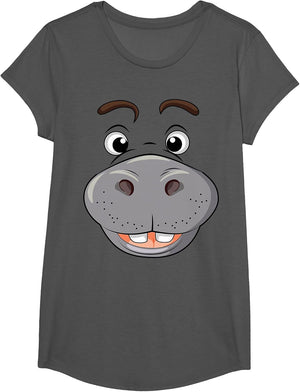 Funny Hippopotamus Hippo Face Cosplay DIY Costume Halloween