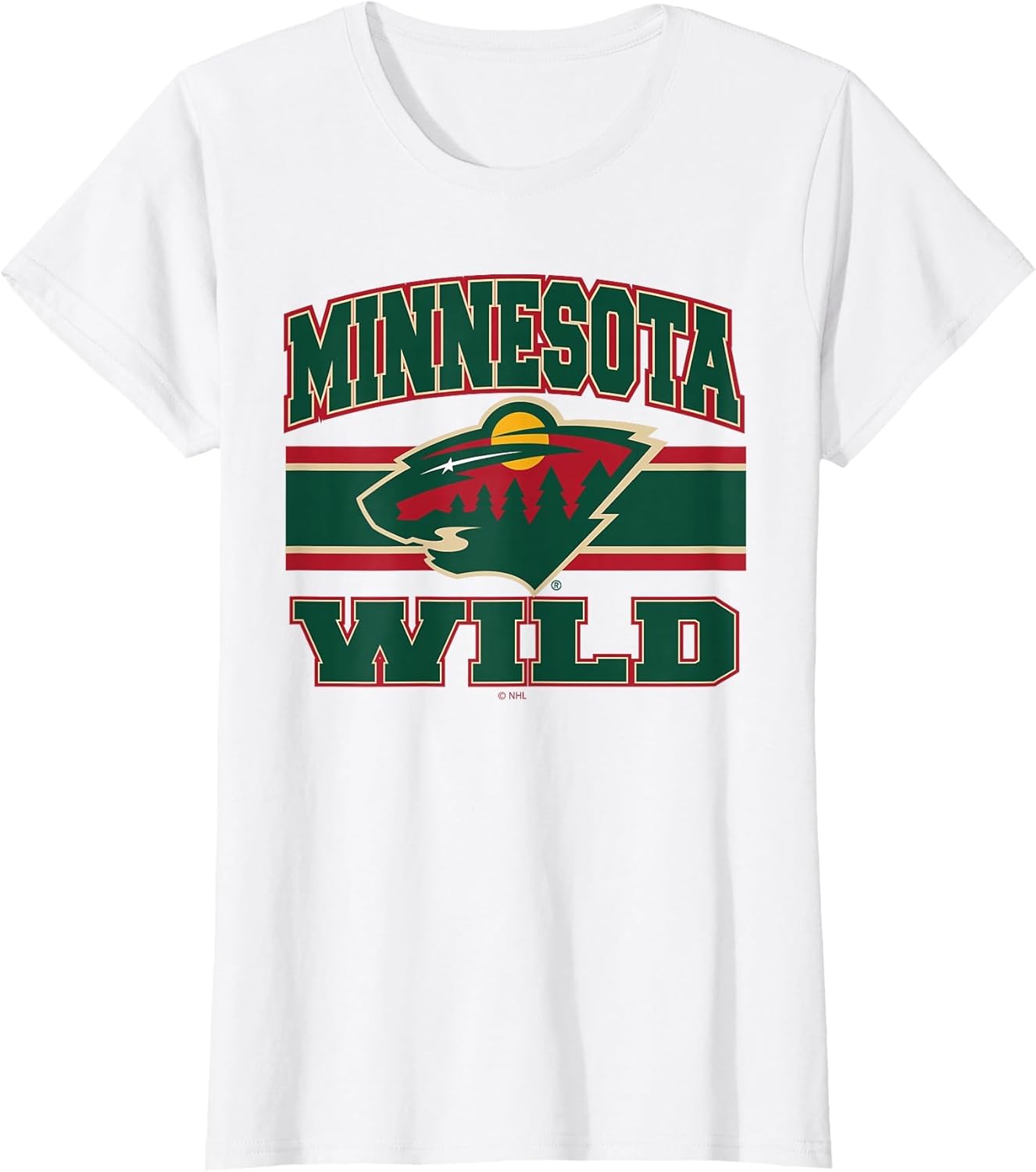 Minnesota Wild Stripe White Officially Licensed