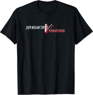 Shin Megami Tensei V: Vengeance Logo (White) ATLUS
