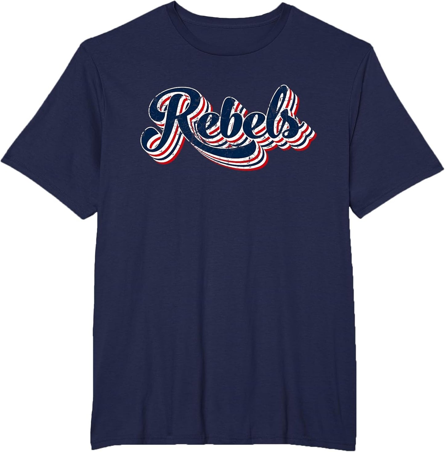 Rebels Patriotic USA America Proud 4th of July Retro Graphic