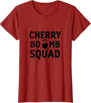 Cherry Bomb Squad Bold Graphic Design