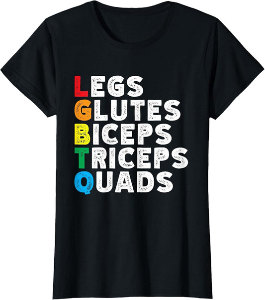 LGBTQ Legs Glutes Biceps Triceps Quads Gay Gym Exercise