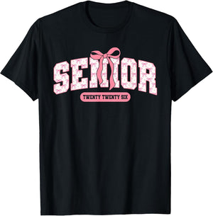 Senior 2026 Pink Coquette Bow Graduation Her Graduate Girl