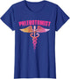 Colorful Watercolor Caduceus Phlebotomist Men Women Novelty