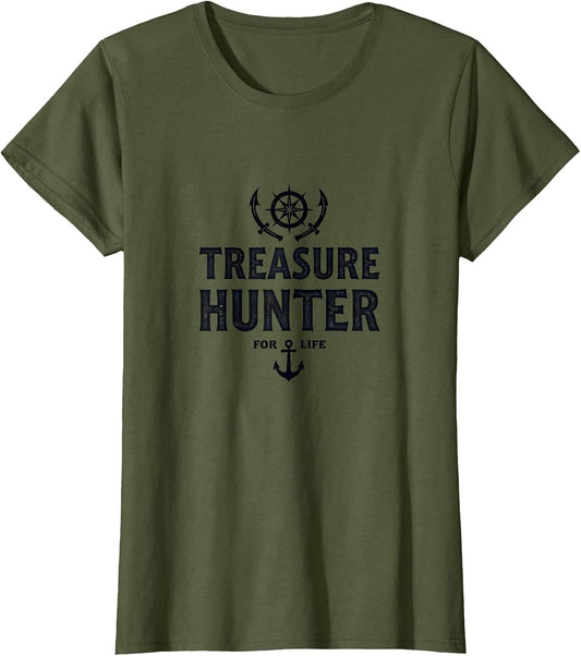 Treasure Hunter For Life Pirate Adventure Design