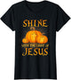 Shine with The Light of Jesus Christian Halloween Pumpkin