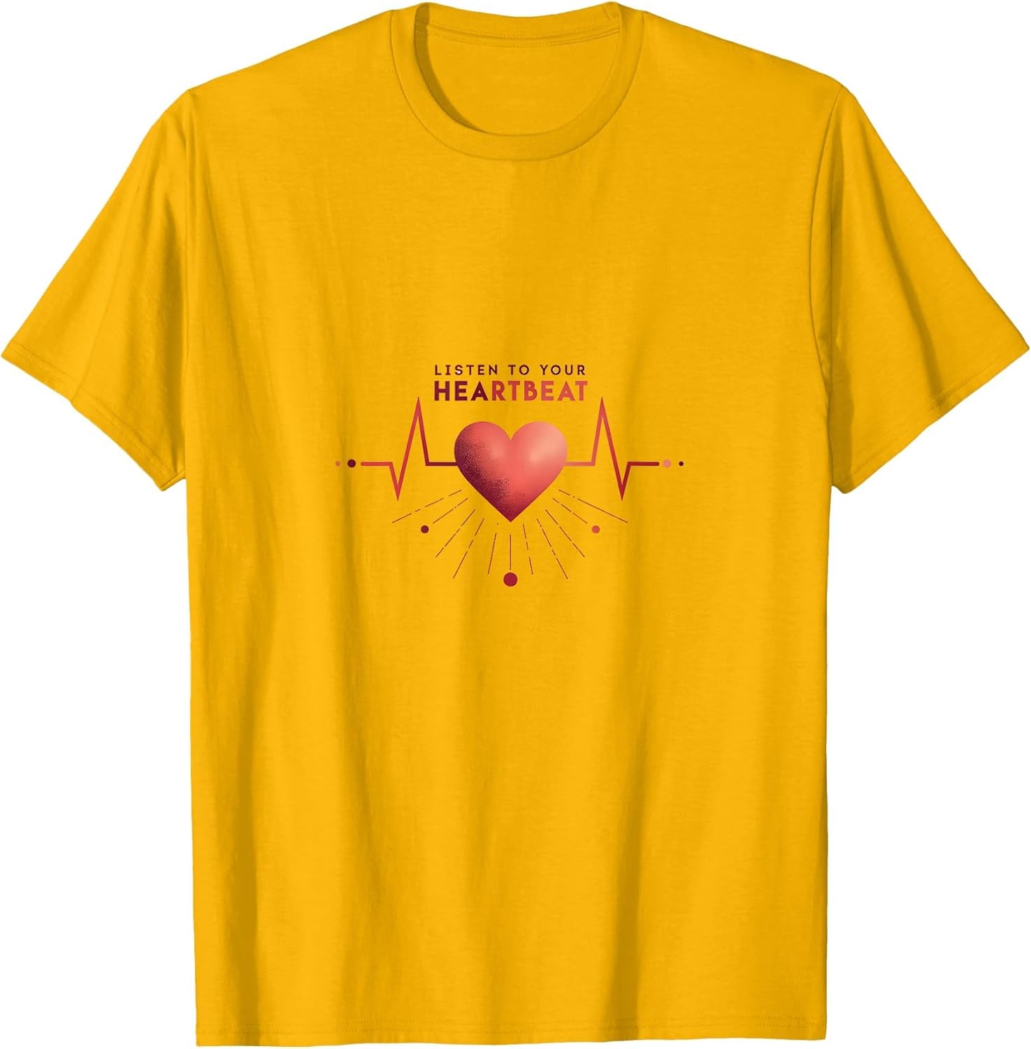 Listen To Your Heartbeat Motivational Design