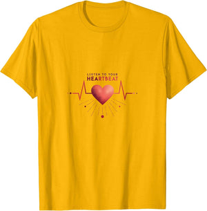 Listen To Your Heartbeat Motivational Design