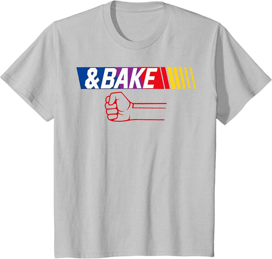 Dad Kid Matching Shake and Bake, Bake