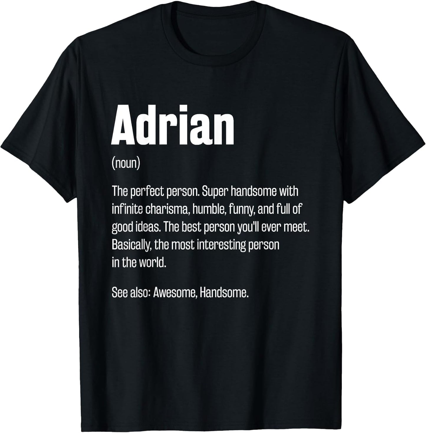 Adrian Definition Funny First Name Humor Nickname