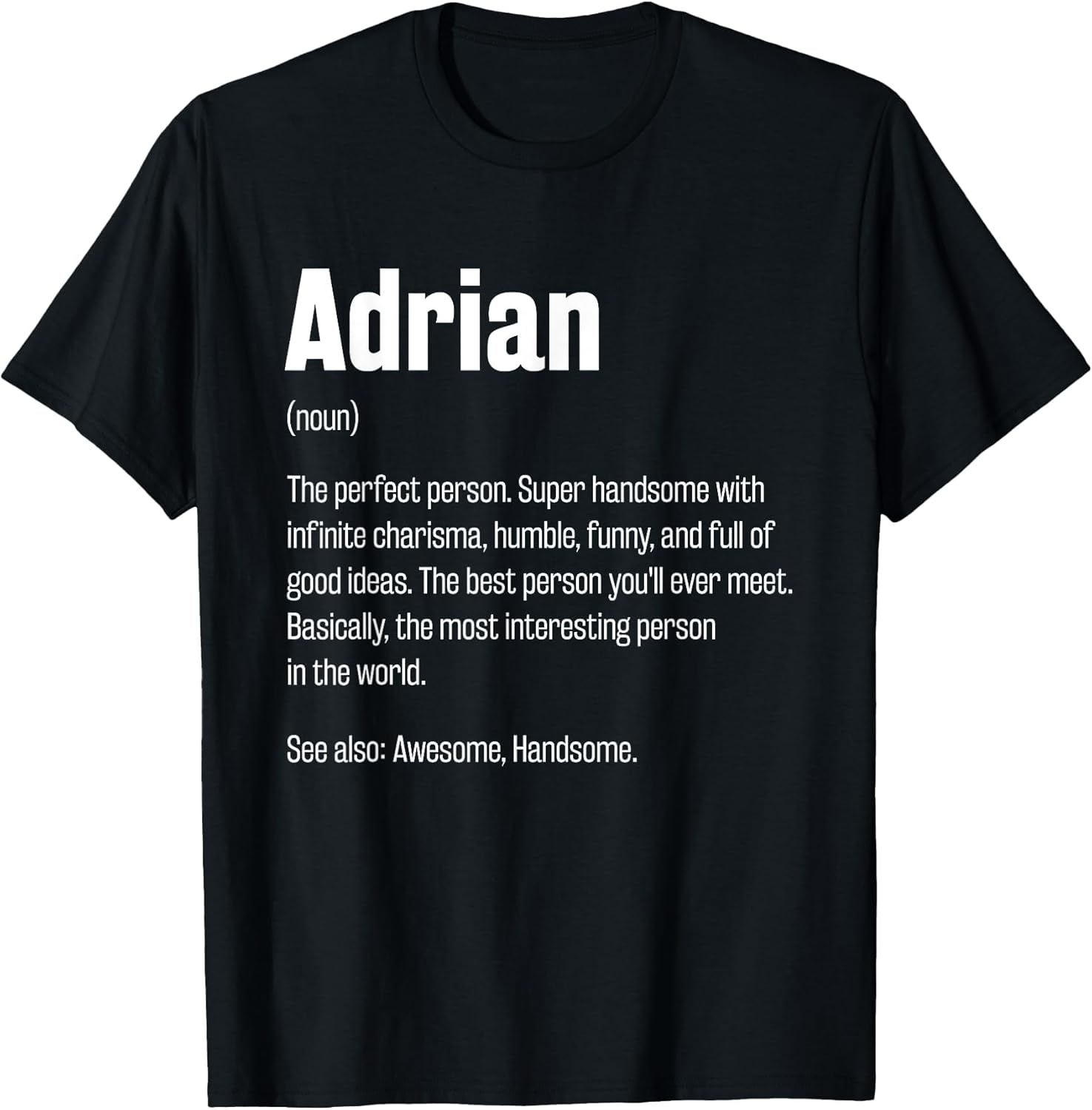 Adrian Definition Funny First Name Humor Nickname
