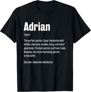 Adrian Definition Funny First Name Humor Nickname