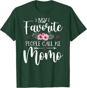 My Favorite People Call Me Momo Funny Floral Mother's Day