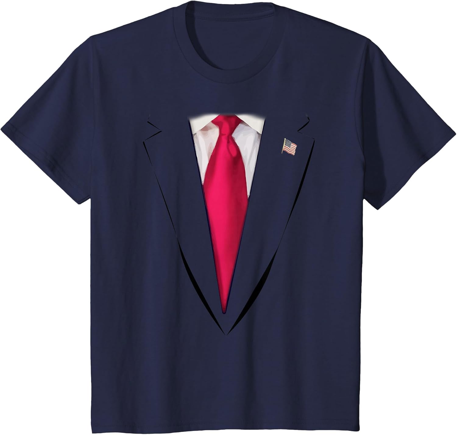 USA President Trump Suit Easy Halloween Costume