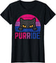 Bisexual Cat Purride Retro Bi Pride Flag LGBTQ Women Girls