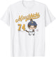 Monchhichi Little Baseball Player #74 Distressed Logo