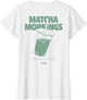 Matcha Mornings X LIVELIFE Green Tea Matcha Latte Back