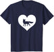 A Cute Purple or Pink Fox , Youth, Navy Blue, Medium