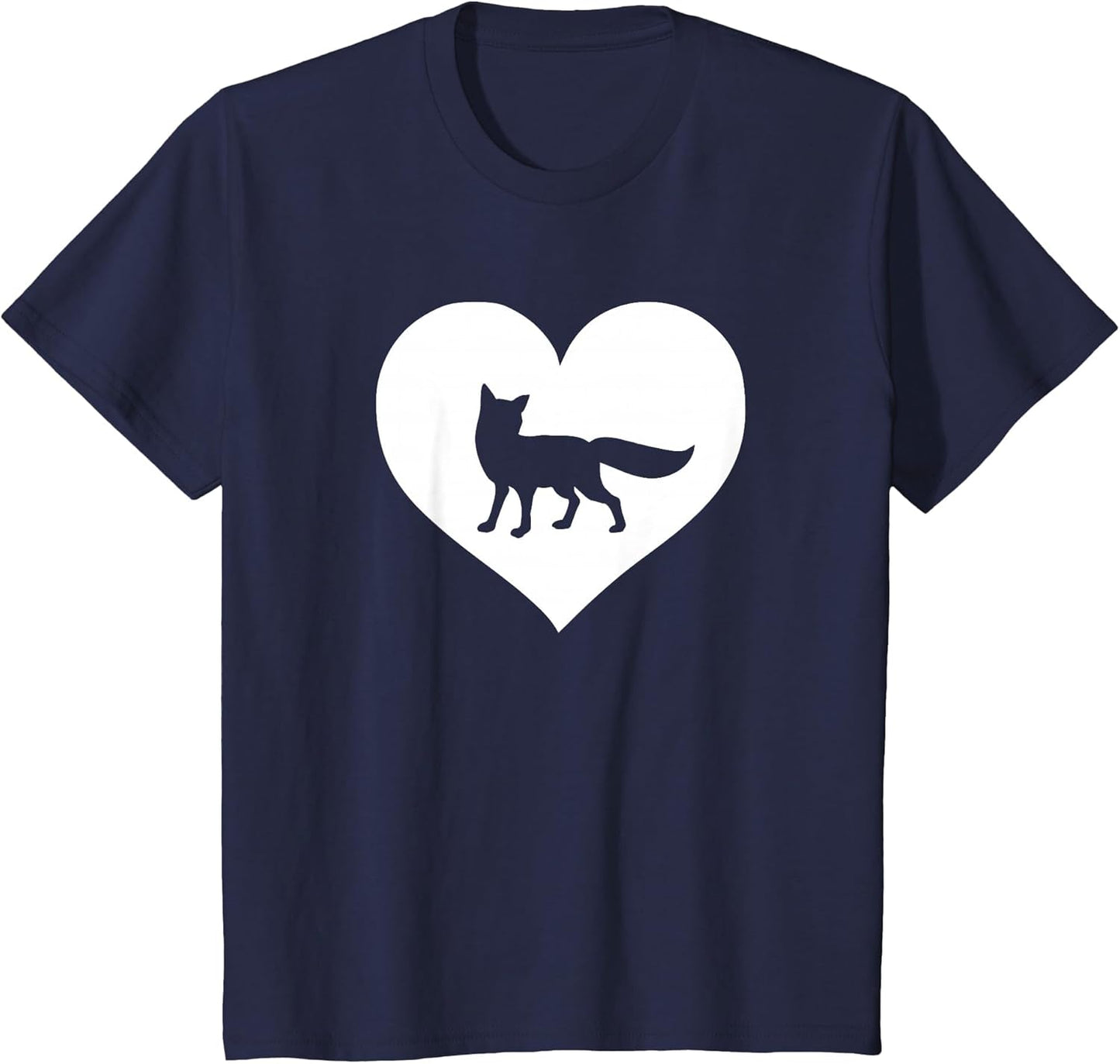 A Cute Purple or Pink Fox , Youth, Navy Blue, X-Small