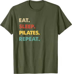 Eat Sleep Pilates Repeat Funny Pilates Lover