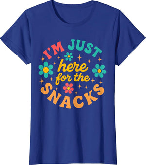 Cute Just Here for The Snacks Funny Food Lover