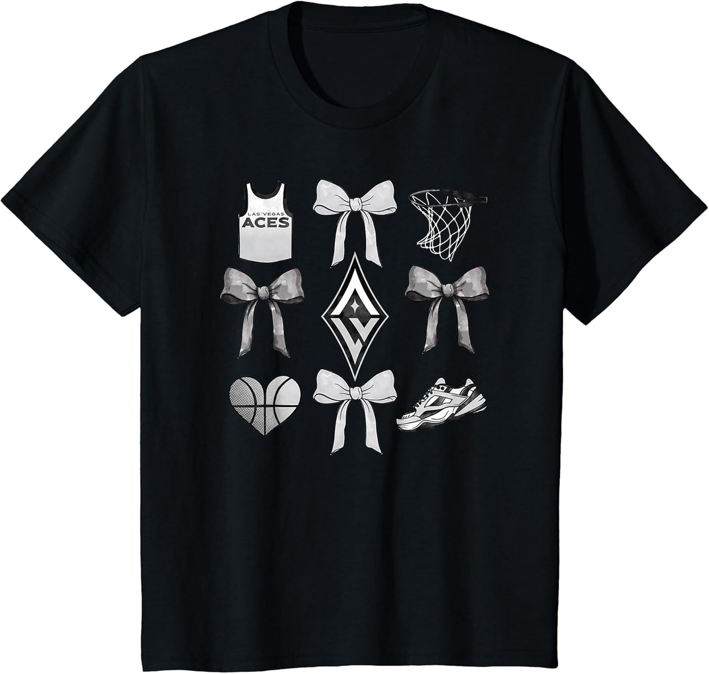 WNBA Las Vegas Aces Bow Grid