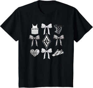 WNBA Las Vegas Aces Bow Grid