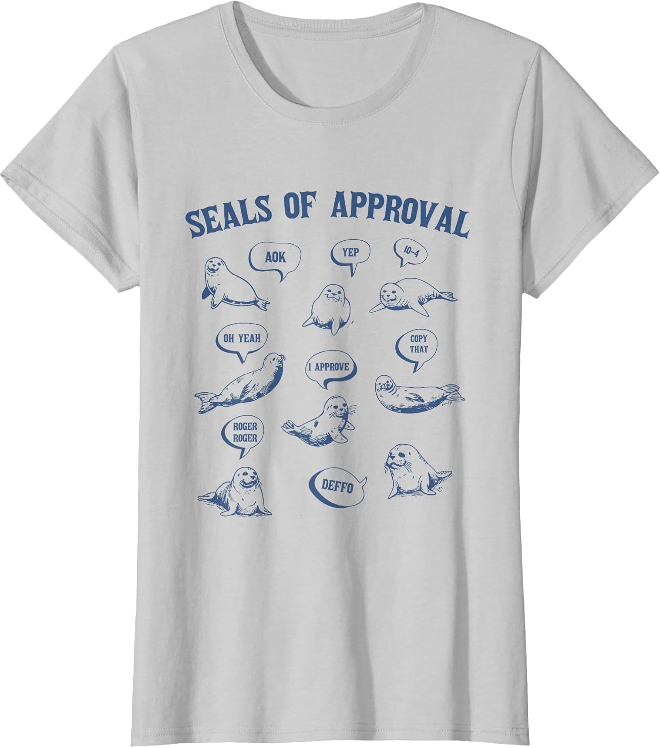 Seals of Approval Shirt Sarcastic Pun Funny Joke