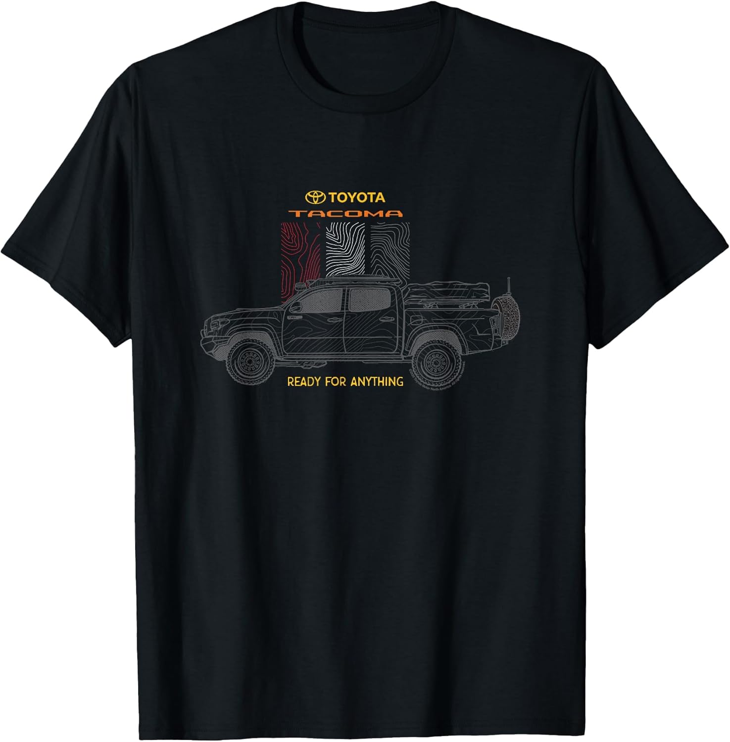 Toyota Ready for Anything Iconic Tacoma Silhouette Big Logo