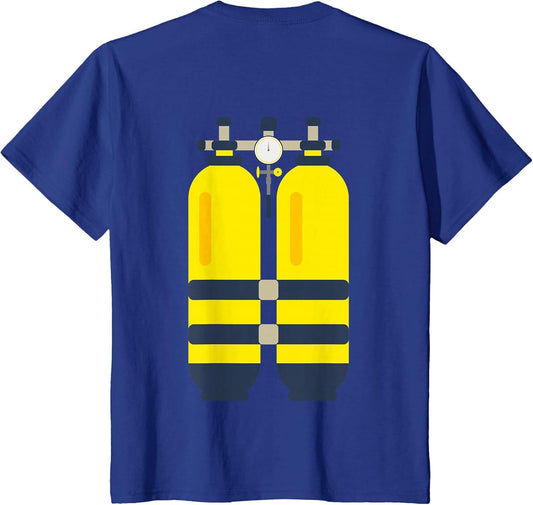 Scuba Tank Backprint Halloween Costumes Scuba Diver