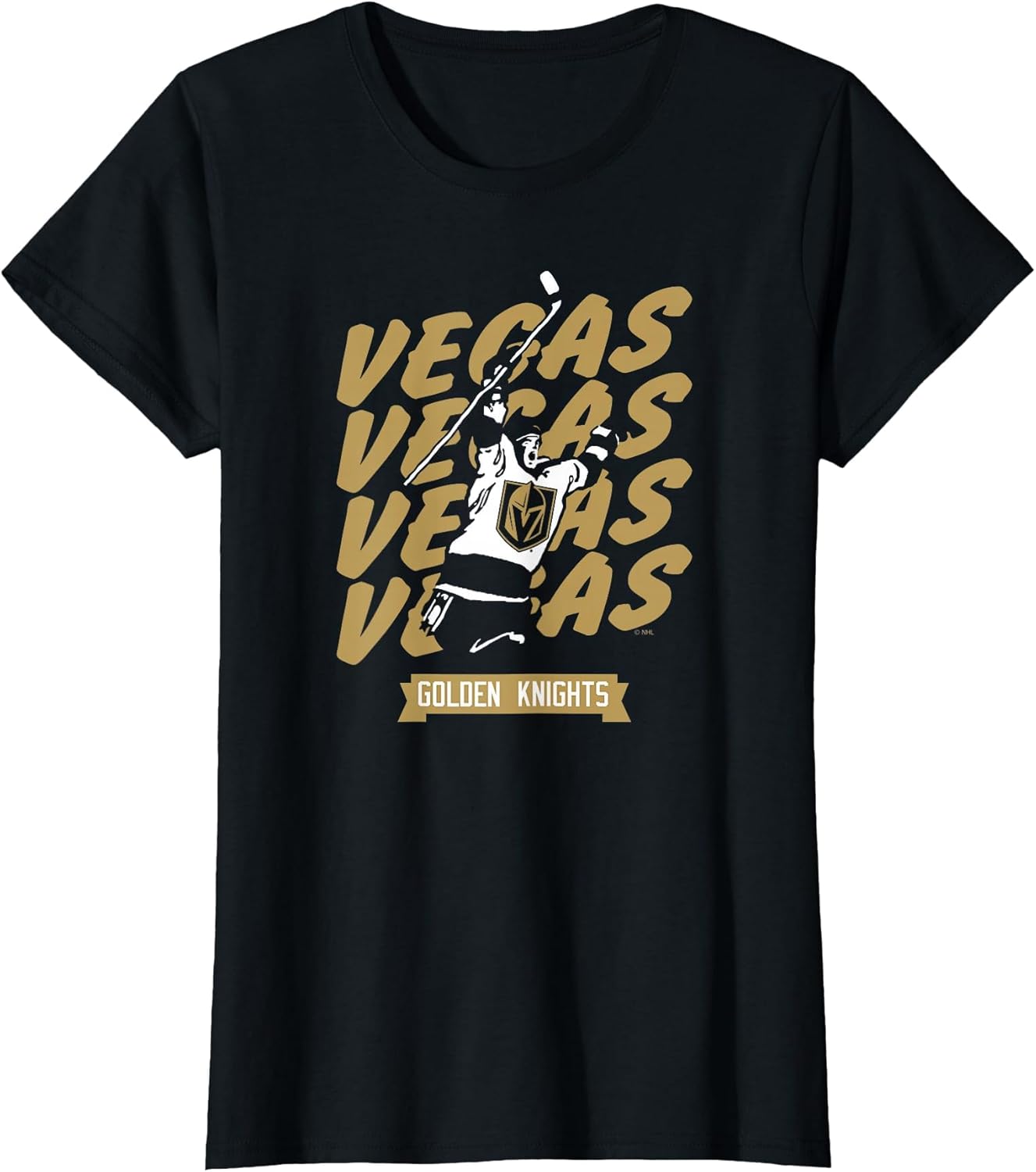 Vegas Golden Knights Graffiti Black Officially Licensed